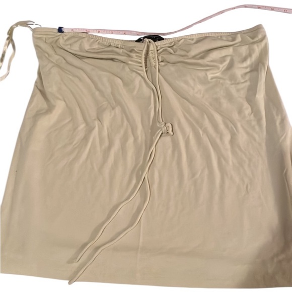 New York & Co. size X-large light mint green sleeveless halter top with stretch - Picture 3 of 5